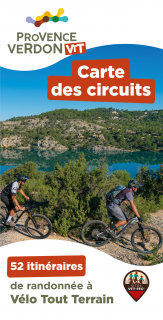 Carte des Circuits Provence Verdon VTT