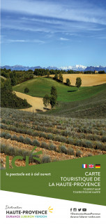 Touristische Karte der Haute Provence