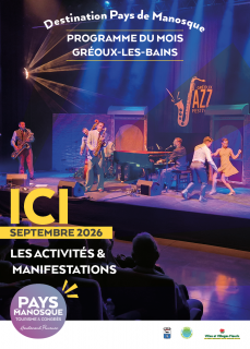 Programme des animations de Gréoux-les-Bains | Septembre 2026