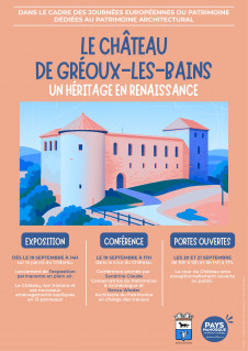 Les journées du patrimoine à Gréoux-les-Bains