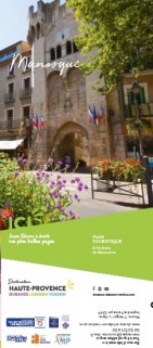 Tourist map of Manosque