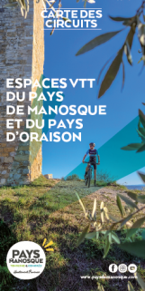Carte des Circuits VTT Pays de Manosque et Pays d'Oraison