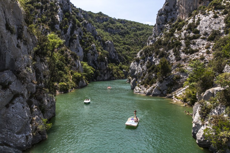 Activités nautiques sur le Verdon