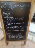 L'ardoise de nos entrées et nos desserts