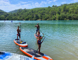 Le paddle en famille - © DR sylvain berne Le paddle en famille