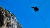 Rappel verdon dans le Grand Canyon du Verdon avec ROCKSIDERS - © MATHIEU SIMOULIN Rappel verdon dans le Grand Canyon du Verdon avec ROCKSIDERS