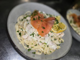 Linguine aux 2 saumons Senzo Manosque Linguine aux 2 saumons Senzo Manosque