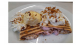 Glace chamallows galette