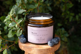 Bougie cire d'olive - © DR Coeur de Cigale Bougie cire d'olive
