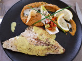 Filet de dorade royale sauce coco citronnelle curry