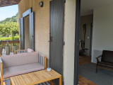 Terrasse Chambre Colonnes