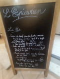 L'ardoise de nos plats