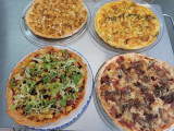 quiche façon garniture bruschetta