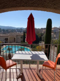 Mas de l'Orangerie vue piscine