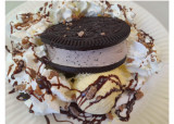 Oreo géant et glace