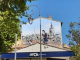 Bâche hommage au Hussard sur le toit_Manosque