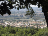 Vue d'Oraison de la ferme Mazan