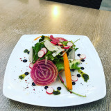 Tarte fine aux légumes croquants