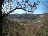 Vue du village du Castellet