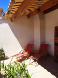 Terrasse tropézienne - © DR Béatrice Marcorelles Terrasse tropézienne
