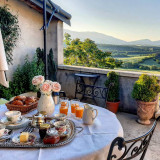 Barrière Alain - Petit déjeuner sur la terrasse