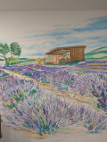 Peinture murale de notre cabane dans les champs - © Samuel Bérenger Peinture murale de notre cabane dans les champs