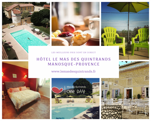Hôtel Le Mas des Quintrands - Boutique Motel de charme à Manosque