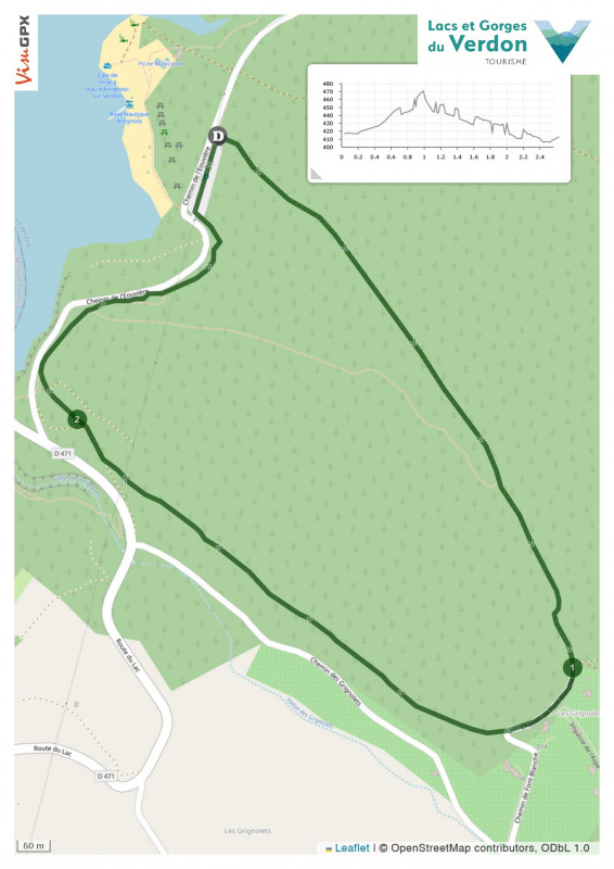 Site VTT FFC - Provence Verdon - Circuit 44 - Vert - Artignosc-sur-Verdon - © VisuGPX Site VTT FFC - Provence Verdon - Circuit 44 - Vert - Artignosc-sur-Verdon