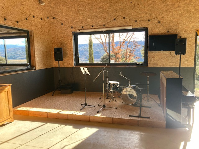 La scène de concert