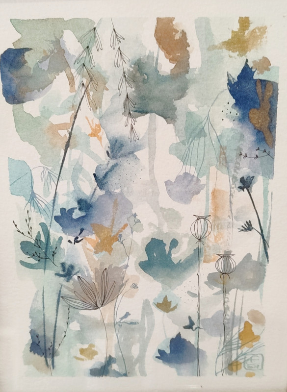 Fleurs floues