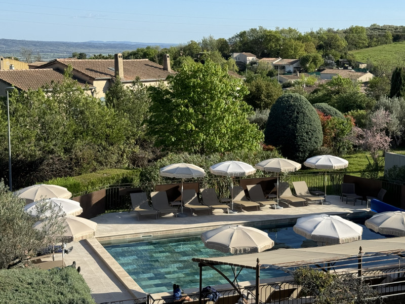 Vue de la piscine