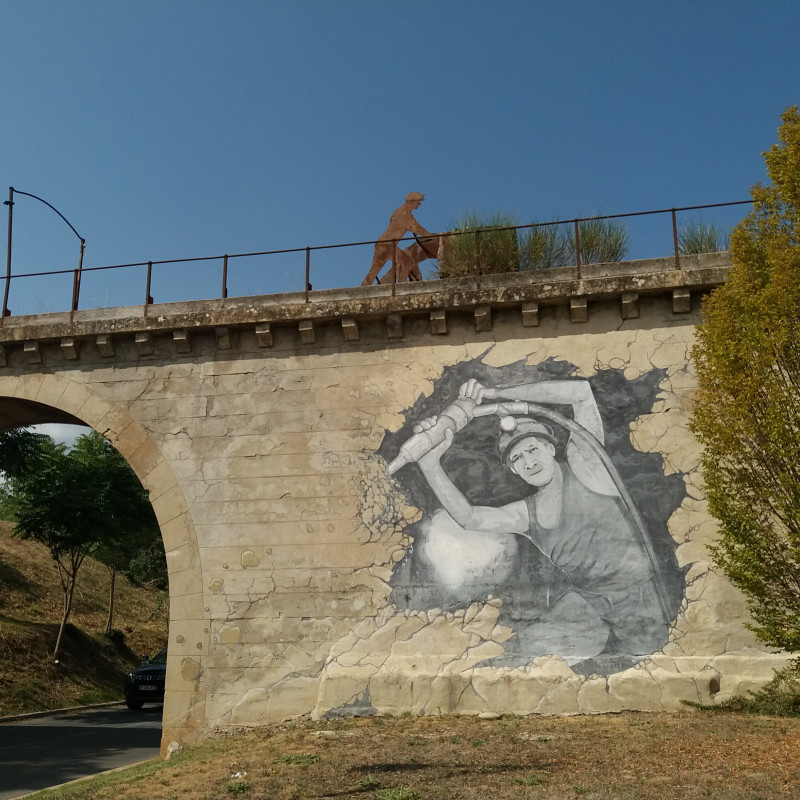 Fresque de la mine de Gaude