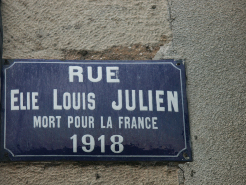 Les noms des rues des soldats_Oraison - © OTC DLVA Les noms des rues des soldats_Oraison