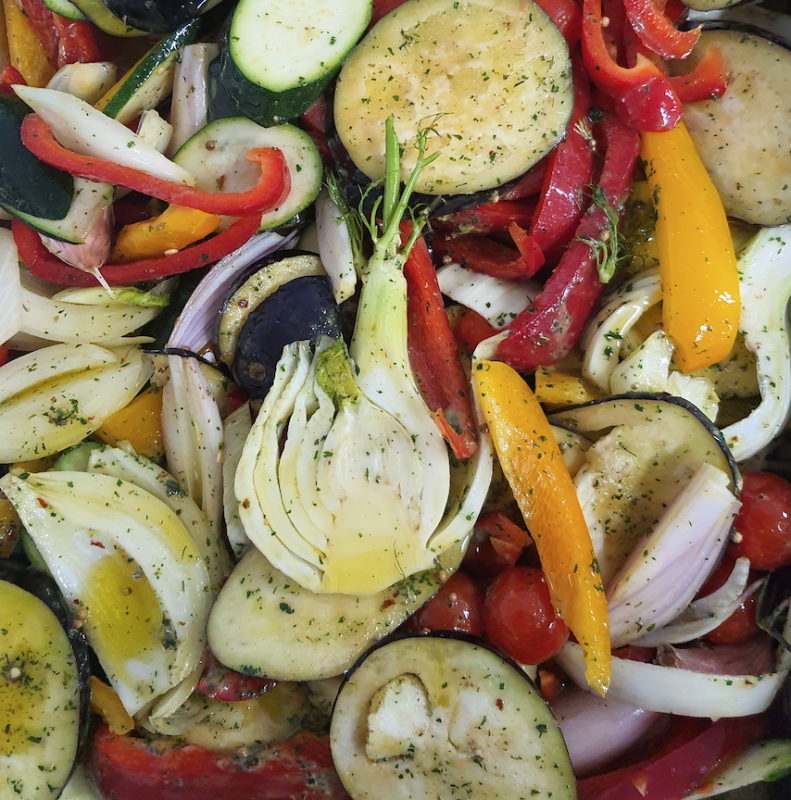 Préparation de légumes