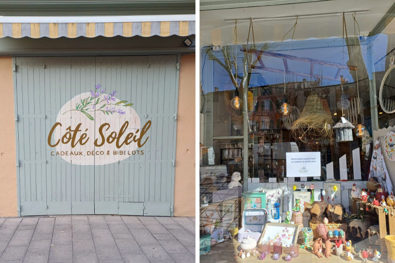 Côté Soleil - vitrine