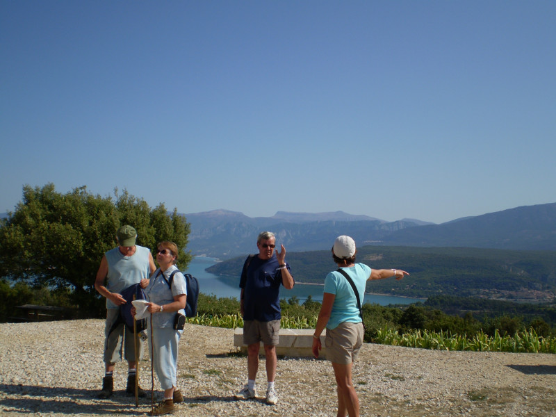 Vue sur le lac de Sainte-Croix