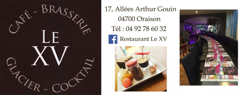 Publicité du XV - © Bureau d'Information Touristique Oraison Publicité du XV