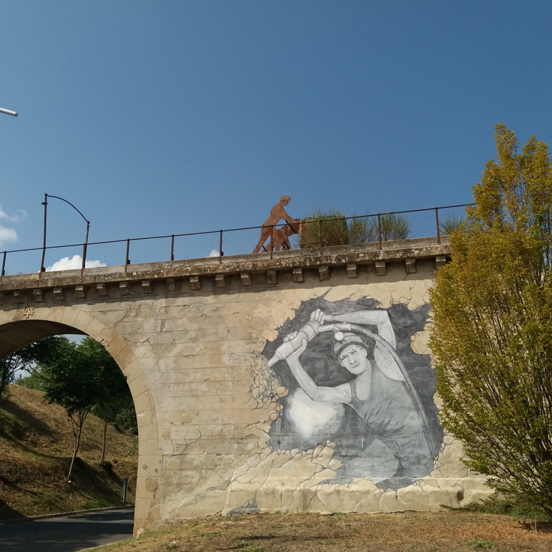 Fresque de la mine de Gaude
