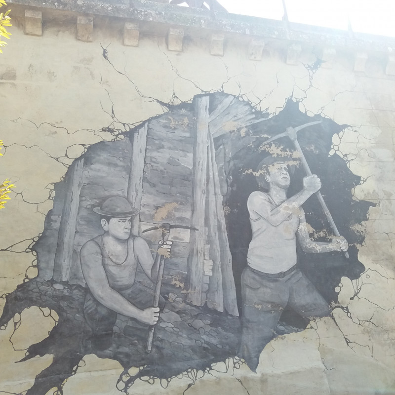 Fresque de la mine de Gaude