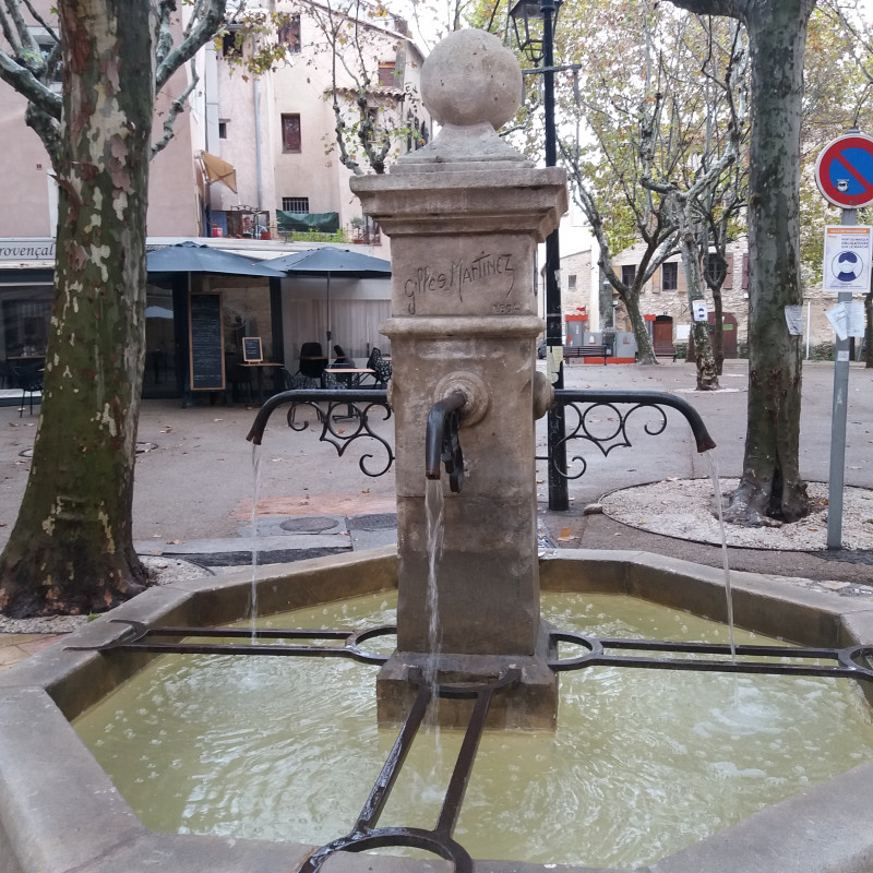Fontaine place Marcel Pagnol