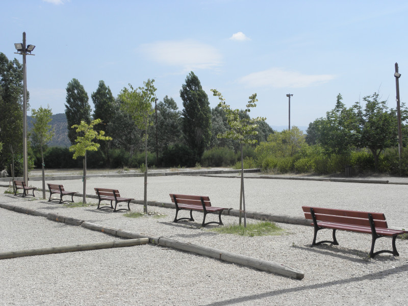 Boulodrome du lac des Buissonnades à Oraison