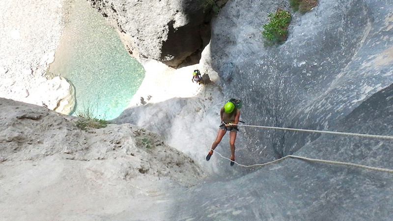 Canyoning dans le Verdon avec Rocksiders