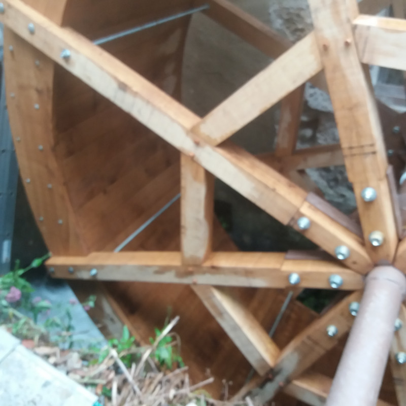 Roue à augets