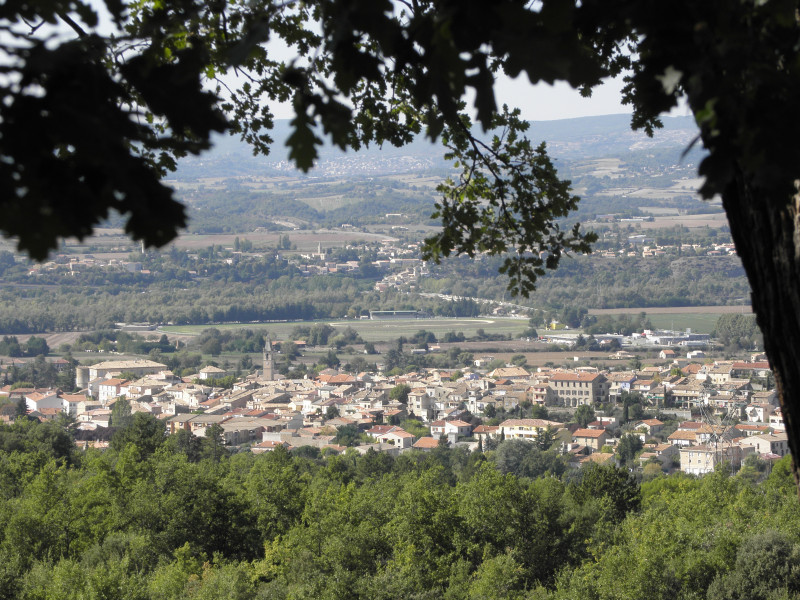 Vue d'Oraison de la ferme Mazan1