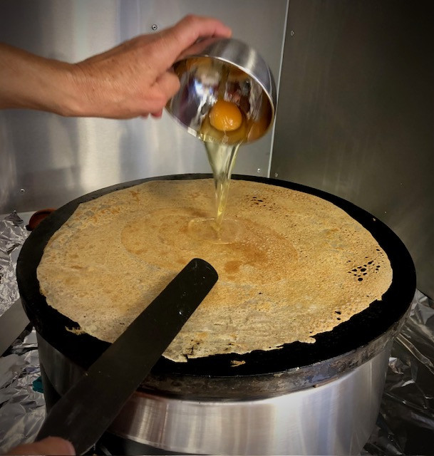 Confection d'une galette