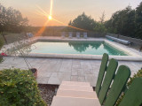 accès direct piscine