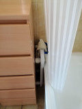 MEUBLE DE RANGEMENT PLUS SIEGE BAIGNOIRE