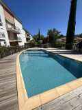 Piscine en été