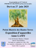 Exposition d'aquarelles_Valensole