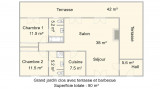 Plan du gîte Village d'Or